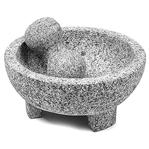 Gajyfcl Granite Mortar and Pestle Set