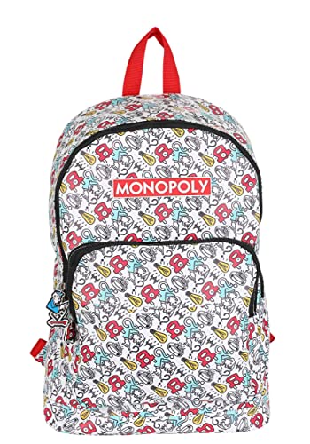 Monopoly Board Game All-Over Printed Backpack, 18
