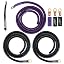 Purple and Black 4 Gauge CCA
