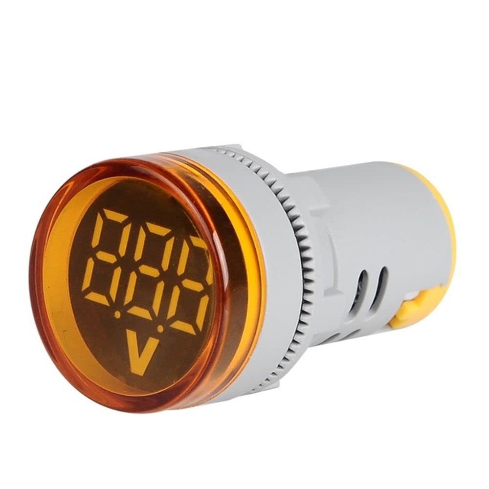 DECENT AIR SYSTEM® 3pcs LED Voltage Meter Indicator AC 60-500V LED Voltmeter Signal Light Digital Display Voltage Meter Indicator Round Lamp Tester (RYB) Multicolor - Image 4 thumbnail