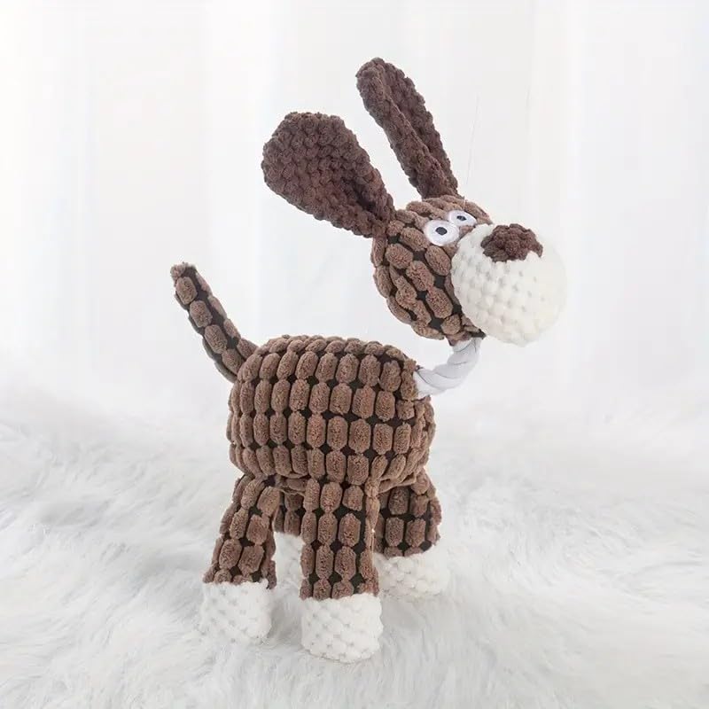 Plush Dog Toy - Durable Chew Toy for Pets Soft Stuffed Animal for Dogs (Dog), Mixed - Image 4