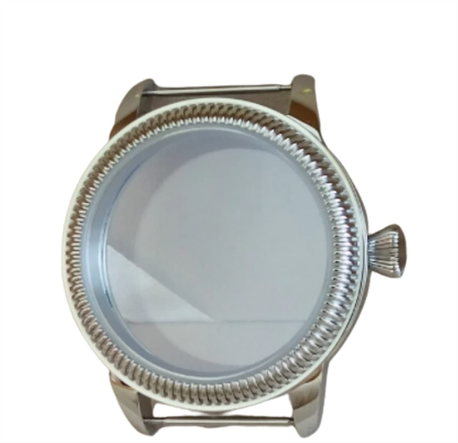 PINGPING 44mm 316L Stainless Steel Watch Cases Compatible with ETA 6497/6498 Mechanical Hand Wind Mo