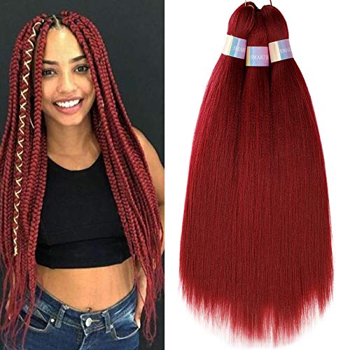 Braiding Hair Extensions Crochet Braids Clip In Hair Extensions Ombre Braiding Hair Black Crochet Braids Hair For Black Women (3pc)