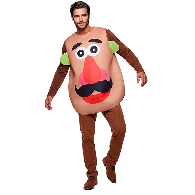 Foto 2 de 2 de FYASA - Disfraz de Patata sonriente para adulto unisex talla ML