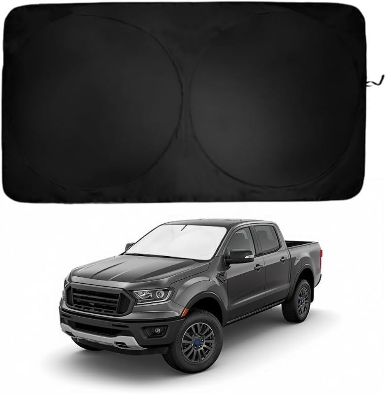 Protetor solar para para-brisa kinder Fluff para Ford Ranger 2019–2026 – 1 unidade