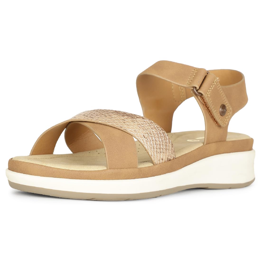 Bata Comfit Cricenay Women Fashion Sandal In Tan Light Brown, 5 UK (B0CFV6J4TM) Amazon Price History, Amazon Price Tracker