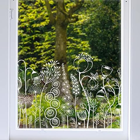 Dizzy Duck Art Deco Window Film Border Cover