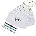 60PCS PM 2.5 Filtro de carbón activado Insertar 5 capas Reemplazable Anti Haze Filter Paper Pad para adultos Hombres y mujeres