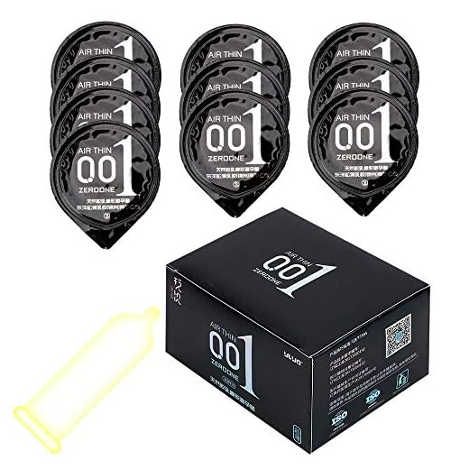 iTimo 0,01 mm ultradünnes Kondom für Männer, Naturlatex, 10 Stück/Karton (Normal)