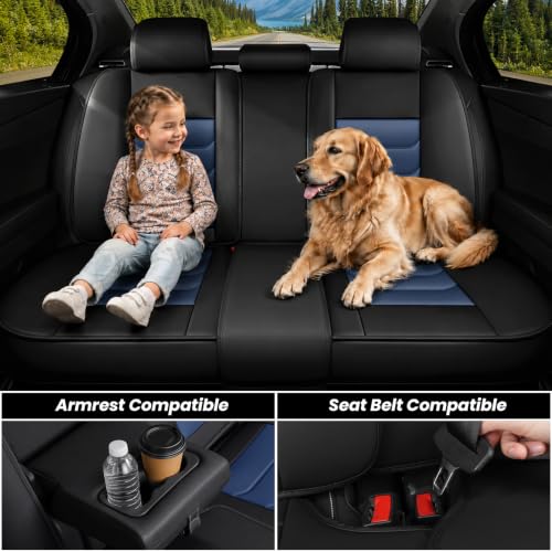Image of for GMC Terrain 2010-2025 Seat Covers 5P (Black /Blue)