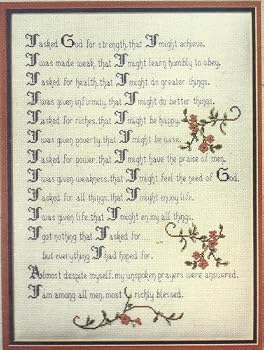 Unknown Binding A Soldier's Prayer - Cross Stitch (Leaflet #16) Book