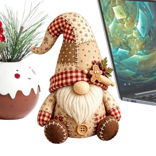 Kit de costura de gnomo de tela para principiantes y juego de manualidades adultos