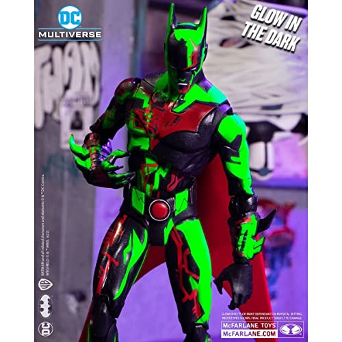 Dc Multiverse Batman Beyond Glow-In-The-Dark 7-Inch Scale Action Figure #TOP2