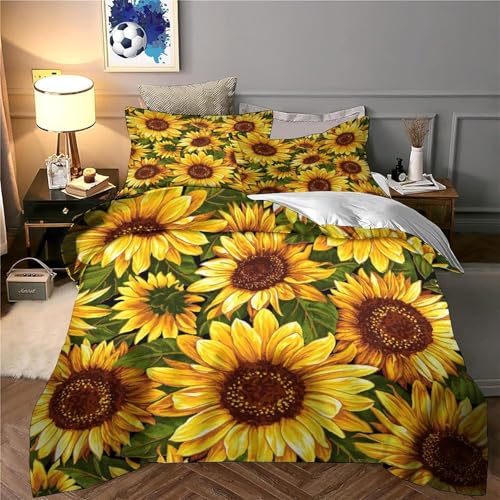 Housse de couette hypoallergénique et ultra douce SunMoonArt 3D - 6
