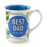 Our Name is Mud “Best Dad Space” Stoneware Mug, 16 oz.