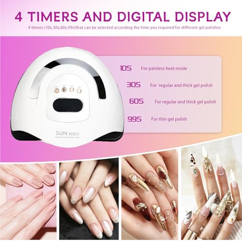 Séchoir à ongles professionnel GRILLIN design élégant avec LCD - 2