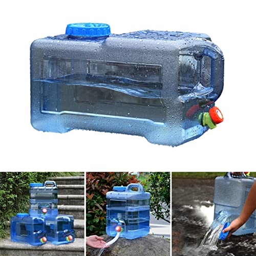 Réservoirs de stockage d'eau à grande capacité avec robinet doseur anti-fuite