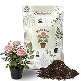 Omitgoter Rose Soil Potting Soil 1qt- Natural Organic Potting Mix for Roses, Superior Drainage & Breathability, Nutrient-Rich Formula to Support Healthy Rose Growth
