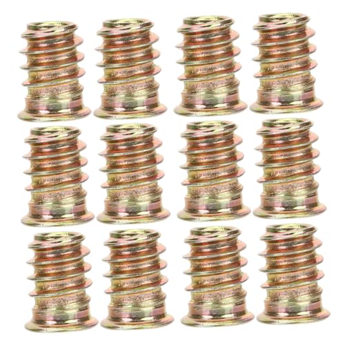 CIYODO 40Pcs Threaded Insert Nuts for Woodworking Fasteners for Printing Injection and Molding Projects Easy Installation and Disassembly