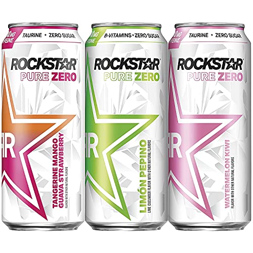 New Rockstar Energy Drink Variety Pack - 16Fl.oz. (Pack Of 16) #TOP4
