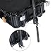 HOMCOM Remolque de Bicicleta para Carga 40kg Equipaje Reflectores y Asas Negro