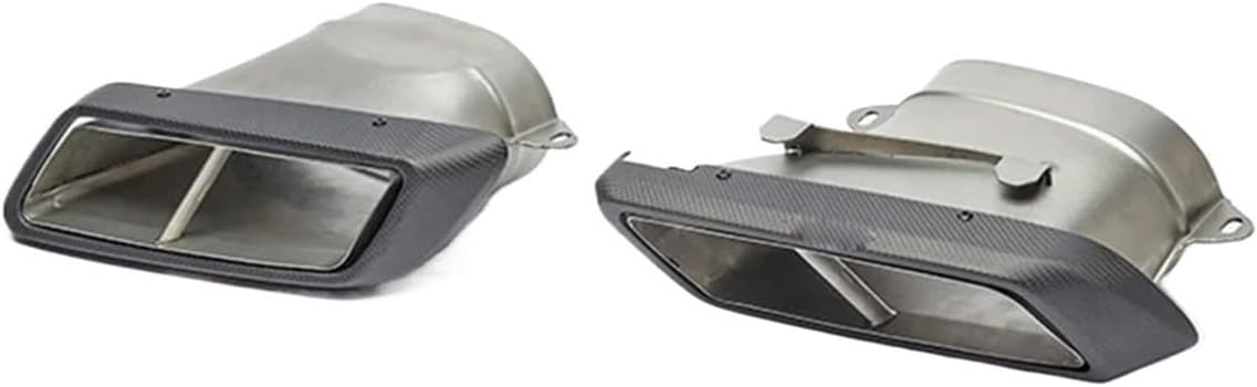 1 ペア車の排気チップマフラーヒントステンレス鋼と互換性のあるベンツ