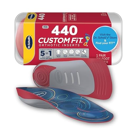 Dr. Scholl's Custom Fit Orthotic Inserts, CF 440, Red