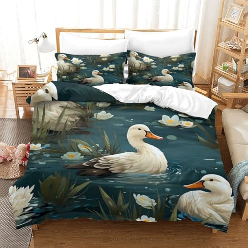 Housse couette attrape-rêves 200x200 double lit parure aquarelle 3D - 3