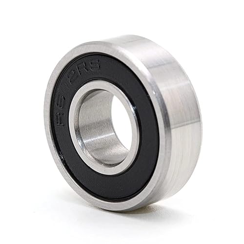 Miniatura 4 de Paquete de 10 rodamientos sellados R6-2RS de 38" x 78" x 932" prelubricados para patineta, motor eléctrico, automóvil, motocicleta, etc.