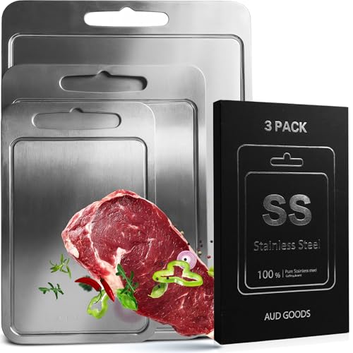 Metal Cutting Boards for Kitchen - Stainless Steel Cutting Board