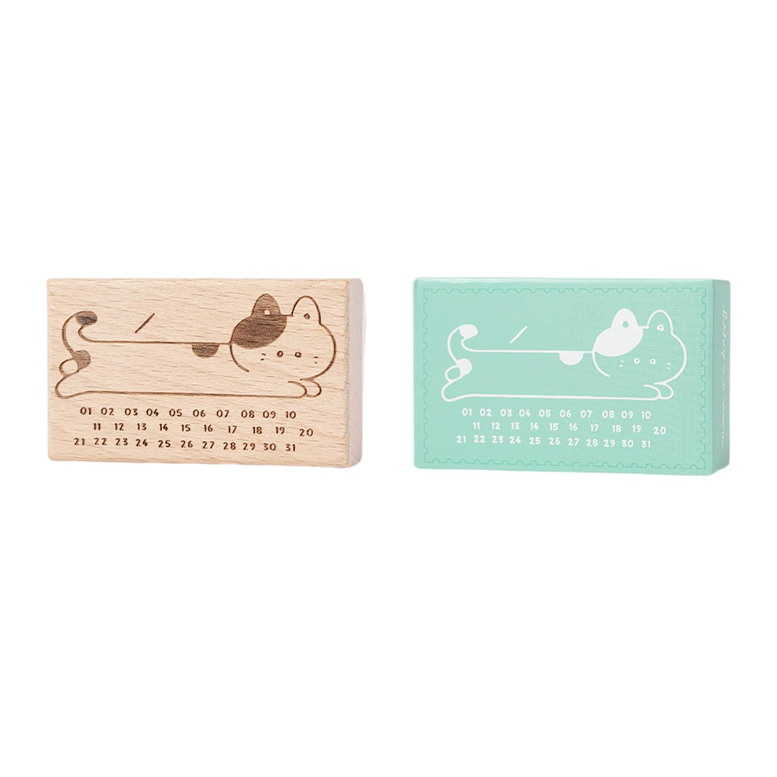 Jazuaiao Scrapbooking Stamp Wood Craft Kitten Themed for Card Making Scrapbooking Journal Planner Art