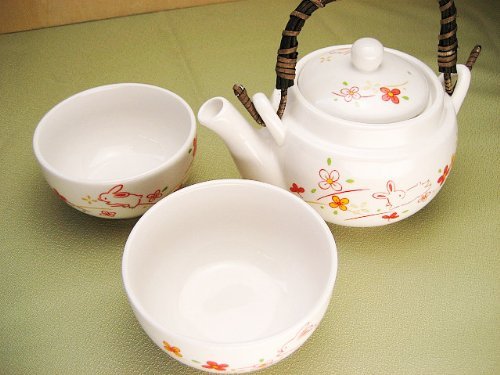 Amazon｜【アウトレット品】 遊兎 茶器セット 急須1個 湯呑2個