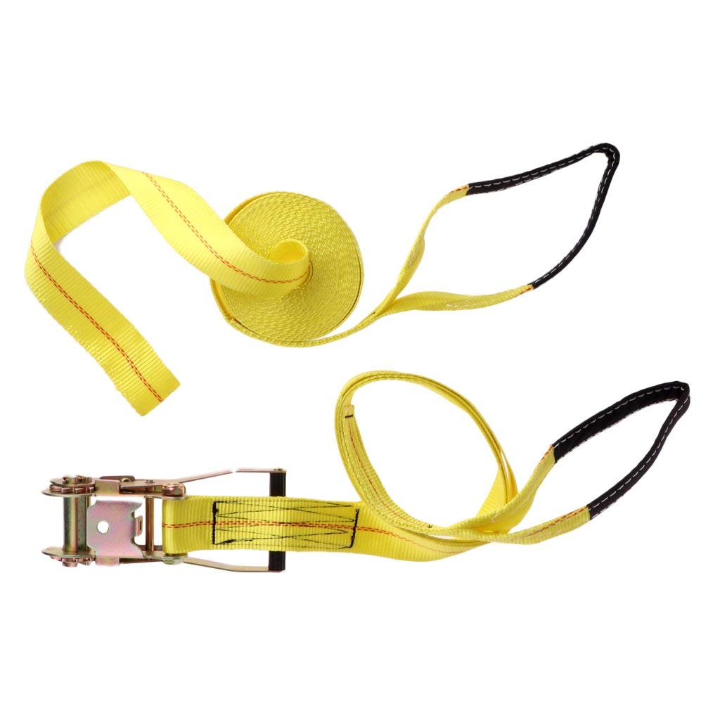 36 FT Slackline Kit mit Haken und Ratsche für Anfänger, Kinder und Familien (Gelb)