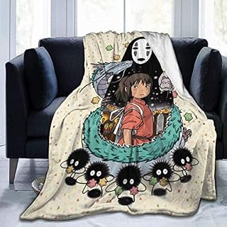 N/A" HOLIMION SPI-ri-ted Away Micro Fleece Throw Blankets No Face Super Soft Cozy Luxury Couch Bed Blanket Merchandise for Home Bedding Living Room 50"X40"