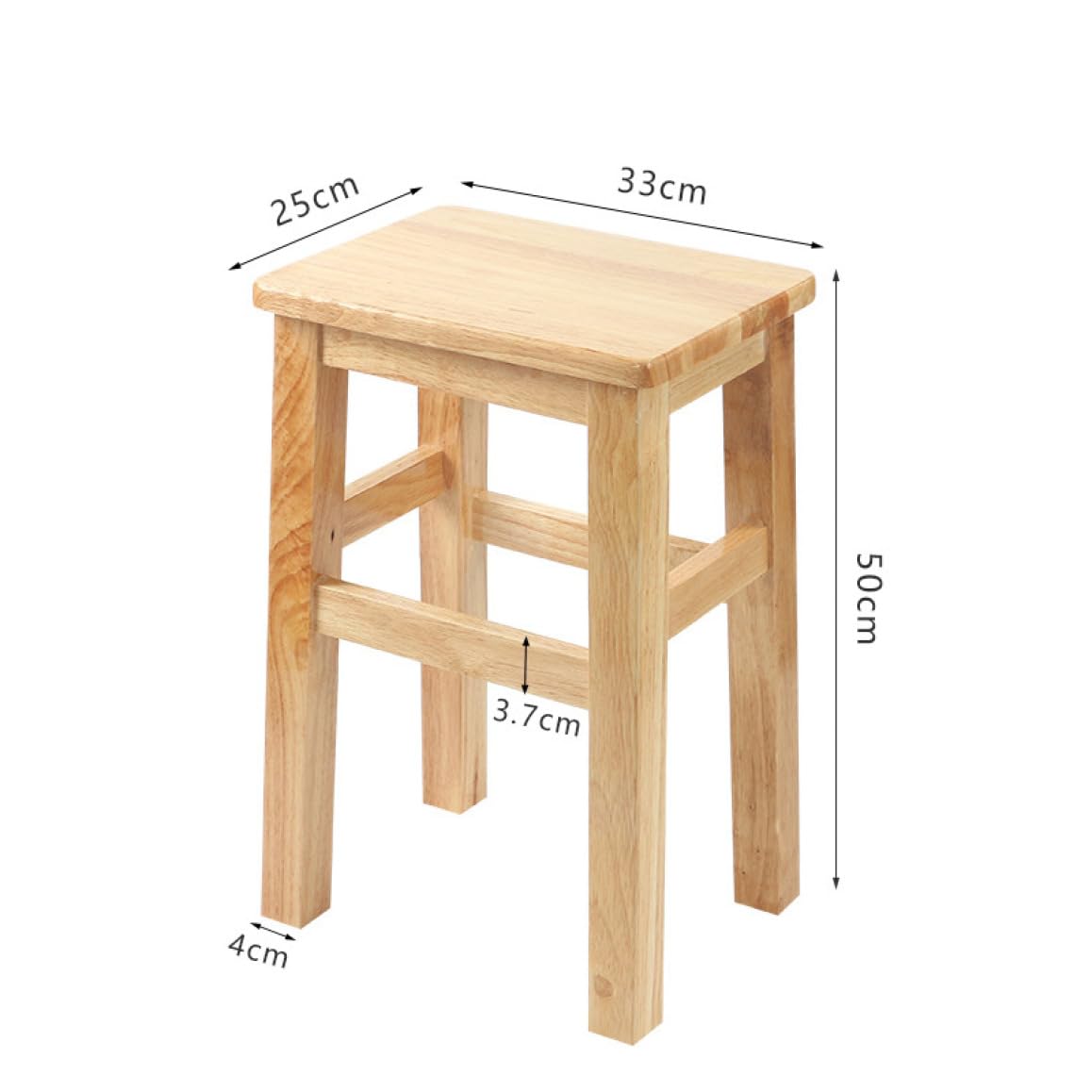 木製スラットデザインスツール 旭川家具 スツール | Stacking Stool 02 センの木 | 革座