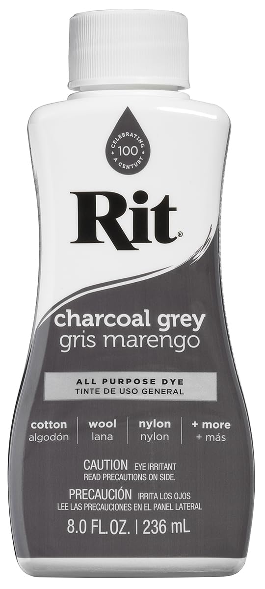 Rit All Purpose Liquid Dye Charcoal Grey 236ml