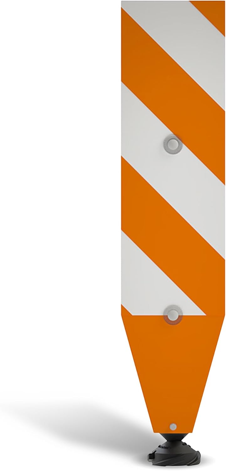 Impact Recovery - Work Zone Vertical Panels - Construction Sign - Street Signs for Work Zone Safety & Traffic Control - Single Right Facing - 8" x 24"