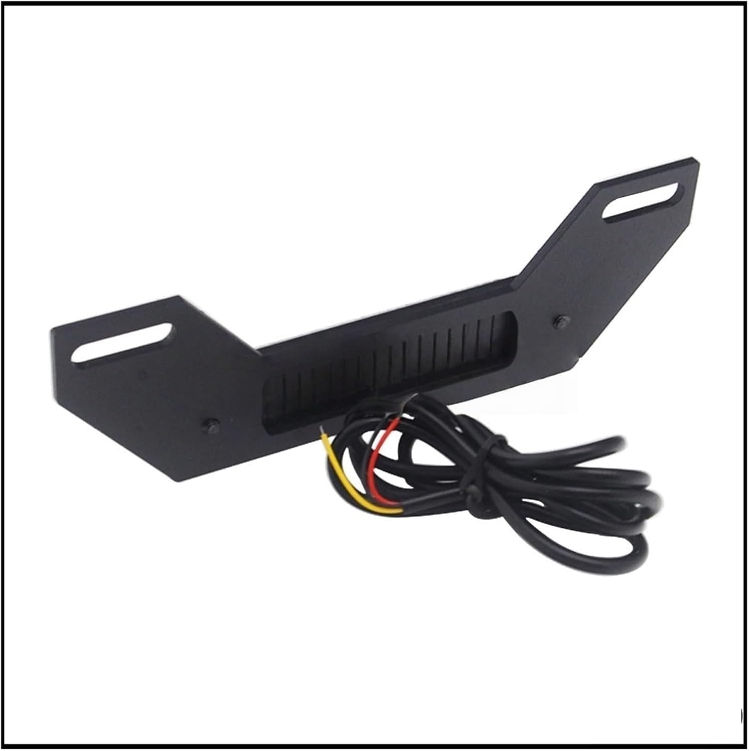 Fanale Posteriore per Moto a Basso consumo energetico (6W), Rosso, Universale, per Targa Moto, ATV, Lampeggiante, Luce di Stop Posteriore.