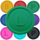 14 verschiedene Farben SCHWABMARKEN 500 Pfandmarken, Chips, Token Farbe Grün L