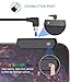 RGB Large Gaming Mouse Pad - 10 Light Modes Oversized Glowing Led Extended Mousepad, High Speed Tracking Surface Non-Slip Rubber Base (80x30 RGBsenlin)