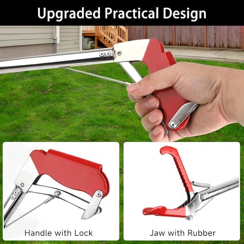 Image of 50in Snake Grabber, Collapsible Snake Tongs with Wide Jaw