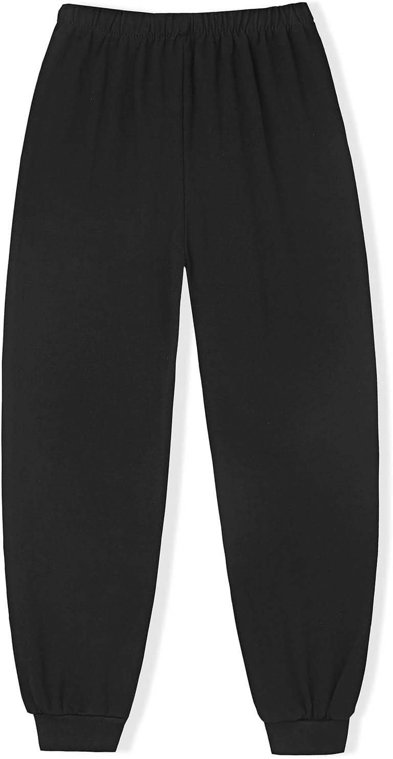 Boys Joggers Pants Cotton Pull On Elastic Waistband Lightweight Sweatpants for Toddler Kids Boys 3-8 Y - Image 3