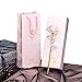 Produktbild ALLOMN 24K Vergoldete Rose, Bunte Leuchtende Künstliche Rosenblumen mit Geschenkbox Valentinstag Muttertag Weihnachtsgeburtstag