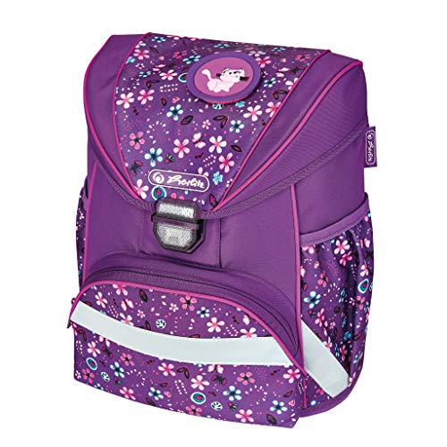 Herlitz Schulrucksack UltraLight Plus mit Blumenmuster 50026807