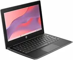 HP Chromebook com tela sensível ao toque Fortis G10 de 11,6 polegadas - HD - Intel N-Series N100-8 GB - Memória Flash de 64 GB - Teclado inglês - Jack Black