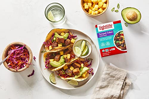 LIGHTLIFE FOODS Teriyaki Tempeh Cubes, 6 OZ - Thumbnail 3