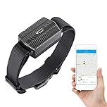 Zeerkeer Mini GPS Tracker - Waterproof Rechargeable GSM/GPRS Dog Tracking Device, 50 Days Standby, Real-Time Locator for Hound, Horse, Sheep With Free APP TK935