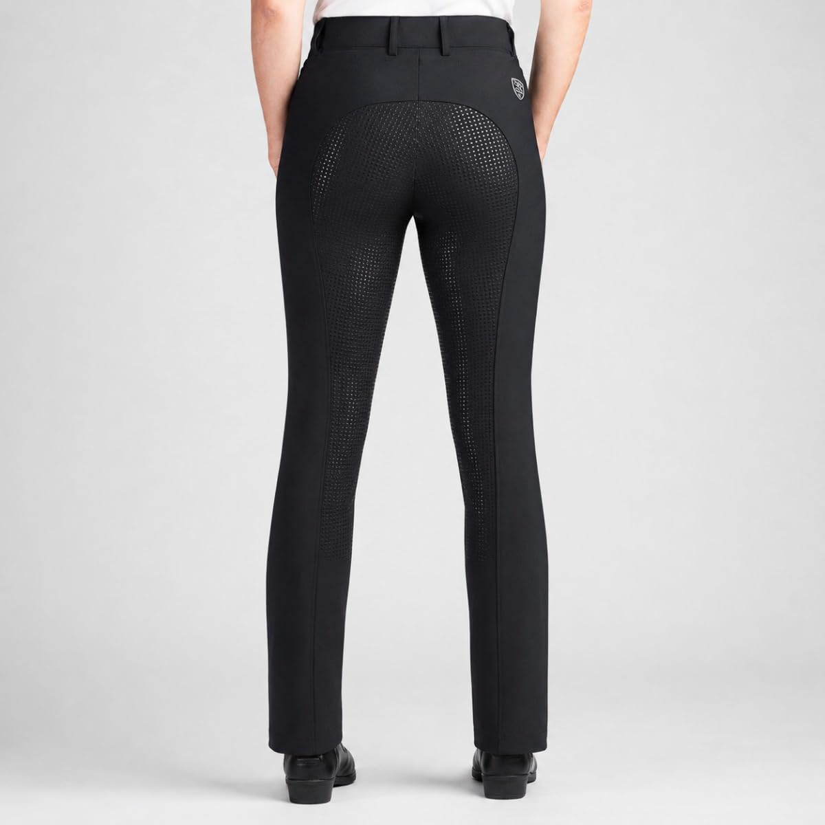 SUEDWIND FOOTWEAR Damen Reithose DryRide Jodhpur – schwarz – Gr. 34-46 | Reiterhose mit Silikon-Vollbesatz – atmungsaktiv, wasser- & winddicht – weiches Innenfutter, Gürtelschlaufe & 3 Taschen