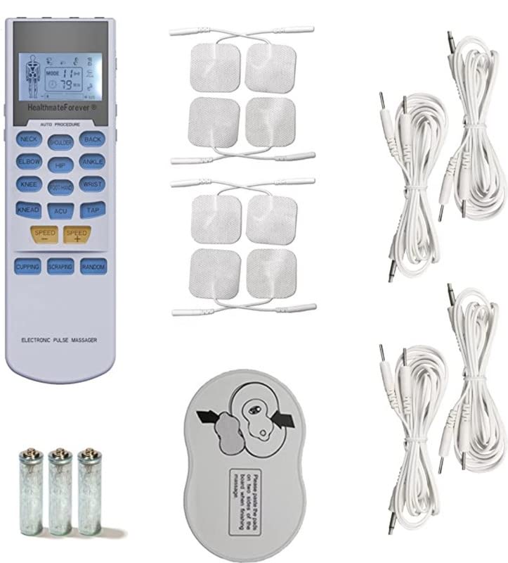 HealthmateForever low frequency pain relief treatments tens electrodes pad tens unit machine electronic massager ems tens massage