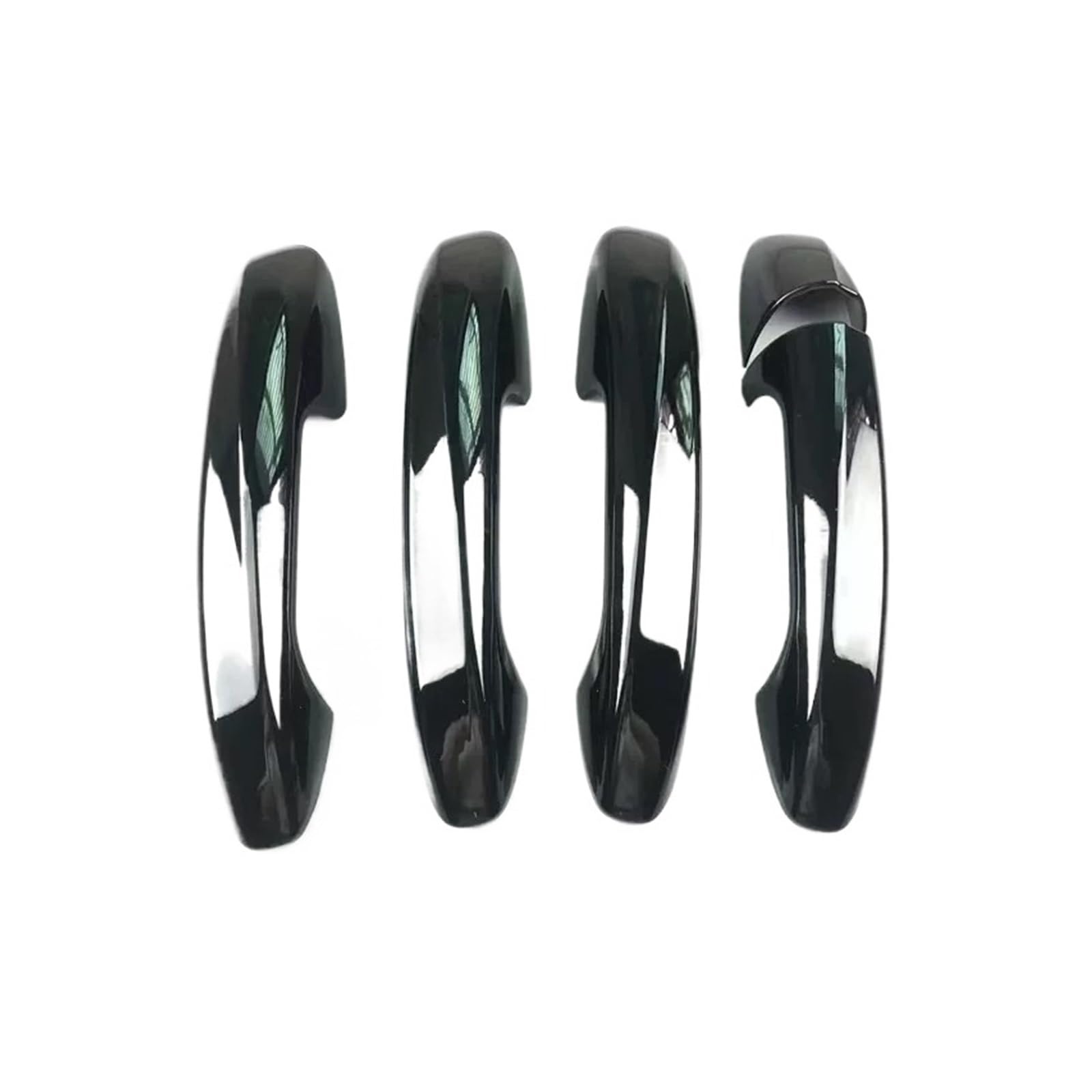 Trxjjvm Black 0 Sensor Hole For Benz For Cla For A B C E Class For Glc For Glb For Gle For Gla Car Door Handle Cover Trim Set Accessories Sticker Car Exterior Door Handle(Black 0 Sensor Hole)